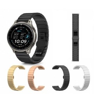【一珠竹節鋼錶帶】適用 華米 Amazfit Bip Max A2568 手錶錶帶寬度 22mm 快拆金屬不鏽鋼