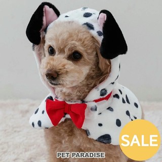 【PET PARADISE】寵物連帽頭套披肩(3S/SS/S)｜DISNEY 101忠狗系列 2025 貓咪適合SALE