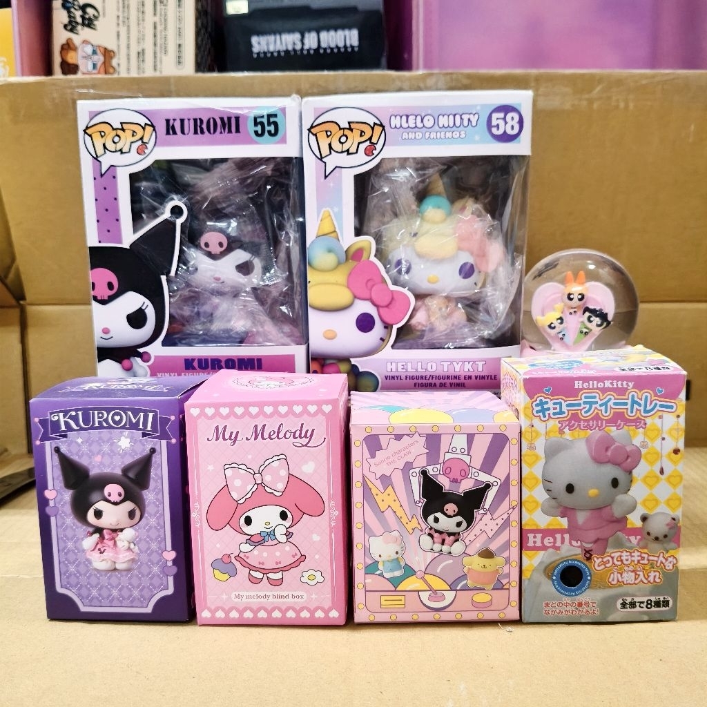 三麗鷗公仔 酷洛米公仔 庫洛米 Hello Kitty公仔 雙子星公仔 盲盒 手辦
