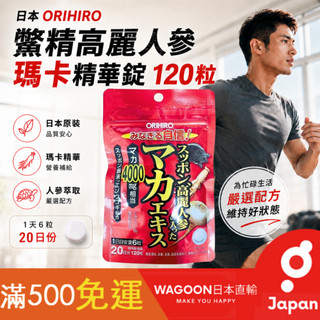 ［日本正品］現貨免運 MACA 4000 鱉精高麗人參瑪卡精華錠 120粒 滋補精氣神 男性至寶 增強體力 日貨