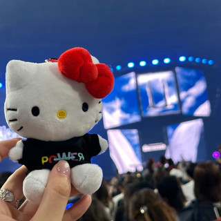 GD 權志龍 Power Kitty 包包吊飾｜日本正版Hello Kitty 娃娃吊飾 可掛包包 鑰匙圈 演唱會應援