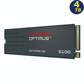 SanDisk 4TB 4T Optimus 5100 PCIE 4.0 SSD 6900MB/s 固態硬碟