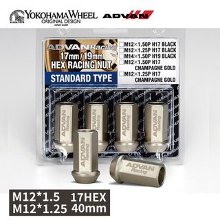 【PP保勁國際】日本原裝 ADVAN Racing 輕量化鋁圈螺絲 貫通型螺絲 M12*1.5 1.25