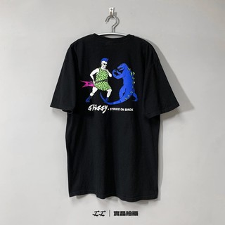 工工買取｜STUSSY Strike On Back 黑色 短Tee
