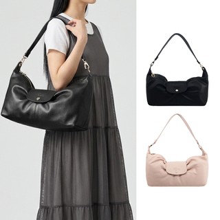 LONGCHAMP LE PLIAGE XTRA系列牛皮抓皺單肩包(黑)｜100%原廠真品｜JS Maxx官方旗艦館