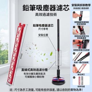 Dyson PencilVac 濾網Dyson 濾芯 鉛筆吸塵器 替換濾網 SV50HEPA 後置過濾網