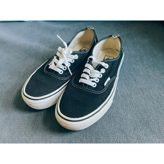 二手品轉賣：VANS authentic 低筒厚底帆布鞋