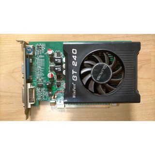 E.PCI-E顯示卡-麗臺 Leadtek WinFast GT240 晶片//1GB/大風扇/HDMI 直購價457