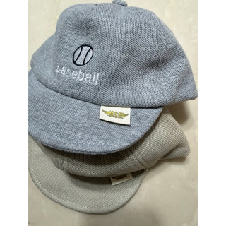 baseball 小童 棒球帽 頭圍 44公分 以下 灰色 卡其