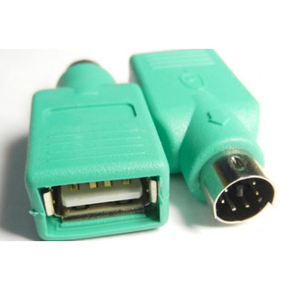 [JJ電子]USB A母轉PS2 6P公轉接頭