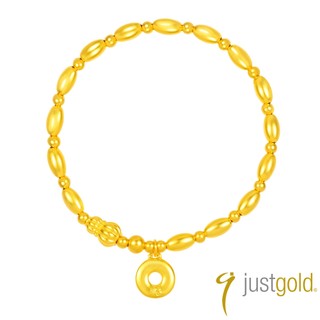 【Just Gold 鎮金店】雋藏 如意福祿 黃金手鍊