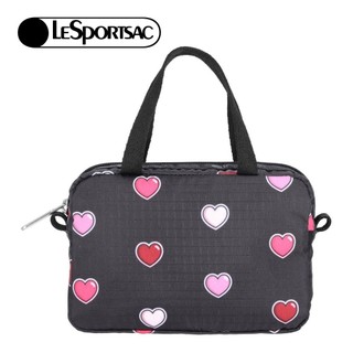 Lesportsac Micro Bag 輕便小型手提包 收納袋 女包(愛心貼紙印花)