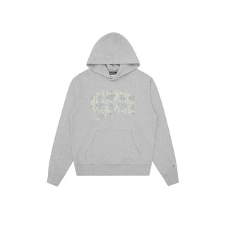 BILLIONAIRE BOYS CLUB TRI-TONE ARCH LOGO POPOVER HOOD 長袖帽T 灰