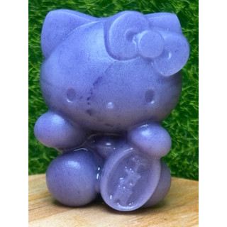 🌟森語水晶🌟紫白玉 紫白玉水晶 佘太翠 佘太翠紫白玉 石頭寵物 寵物石頭 寵物水晶 寵物 Hello Kitty 千萬兩