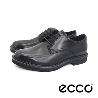 ecco(男)METROPOLE LONDON 都會紳士商務正裝皮鞋 男鞋-黑