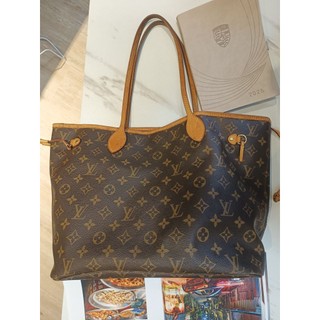 Louis Vuitton Neverfull MM 經典老花托特包｜Monogram｜法國製