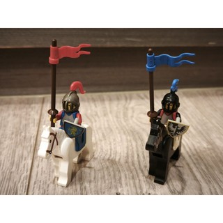 LEGO樂高經典絕版Castle城堡系列6021 Jousting Knights騎士對決二對騎士二手美品