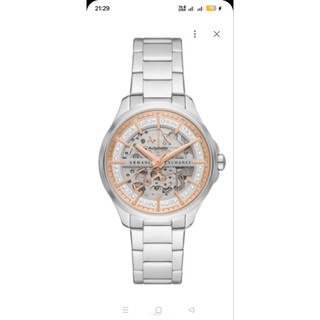 全新AX Armani Lady Hampton 系列鏤空自動機械女錶（公司貨）型號AX5261