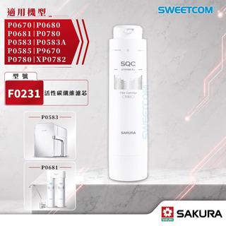 【思維康SWEETCOM】櫻花F0231濾芯 適P9670 P0780.670.680.681/P0583 P0585