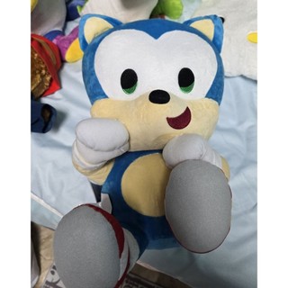 日本帶回 夾娃娃機景品 音速小子 索尼克 大隻 大娃娃 娃娃 正版 SEGA GIGO 玩偶 送禮 藍色刺蝟 sonic