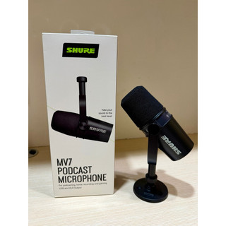 近全新 SHURE MV7 贈底座 XLR/USB 麥克風