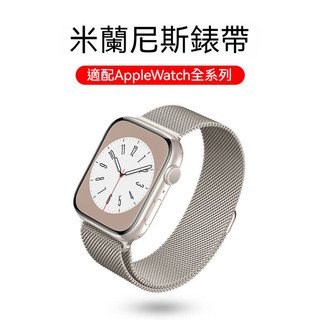 蘭雙磁不鏽鋼錶帶 適用 Apple Watch 11 10 9 SE 46 42 45 49