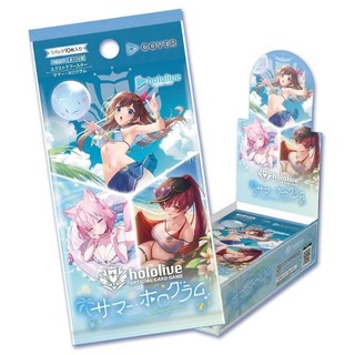 武士道 hololive OFFICIAL CARD GAME 盒裝額外擴充包-Summer Hologram (hEB01)+KARDIKO卡套 墊腳石購物網