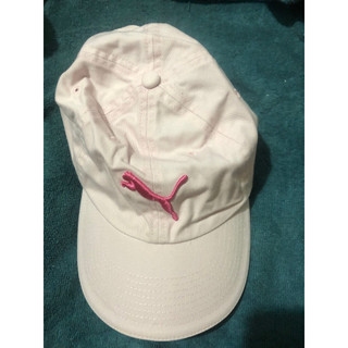二手 古著 Puma 淡粉 pink老帽 棒球帽 cap 帽 帽子