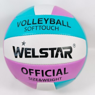 送運動襪 5號 軟式 PVC 發泡排球 VOLLEYBALL SOFT TOUCN OFFICIAL SIZE