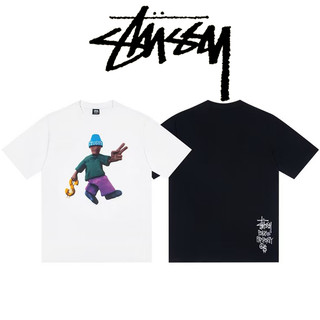 Stussy Peace & Prosperity Tee 短袖 和平與繁榮字母Logo印花 T恤