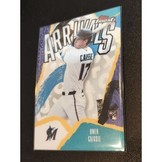 2026 Topps Finest Baseball Owen Caissie Arrivals 銀亮 RC #A-16
