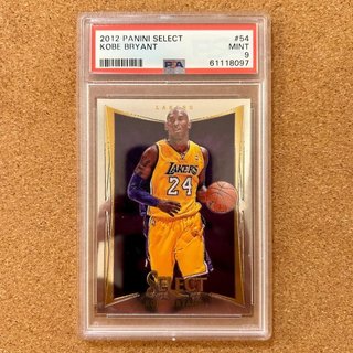 2012-13 Panini Select Kobe Bryant PSA 9 老大 Select 第一年 經典鑑定特卡