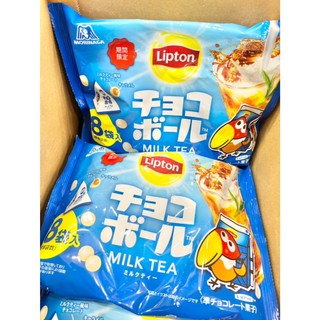 ☆新品現貨區2608☆💝期間限定💝森永 MORINAGA 大嘴鳥 可可 餅乾球 立頓聯名款 立頓奶茶風味 家庭號
