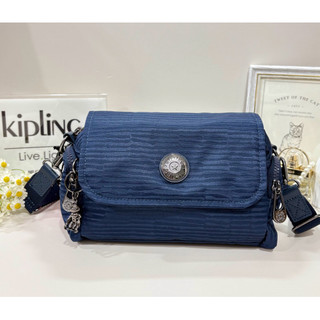 公司貨附發票Kipling 深藍提花側肩多袋隨身包 DANITA KPKI2926UW410OS