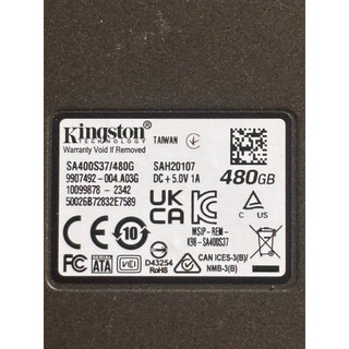 kingston 金士頓 固態硬碟SSD 480GB