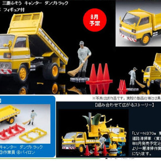 TOMYTEC LV-N369a Mitsubishi 三菱 Fuso Canter 自卸車TV33651