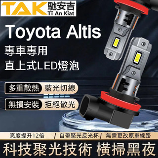 馳安吉Toyota Altis專用LED大燈 H11 9012 頭燈 9006 9005 遠燈 近燈 霧燈車燈燈泡