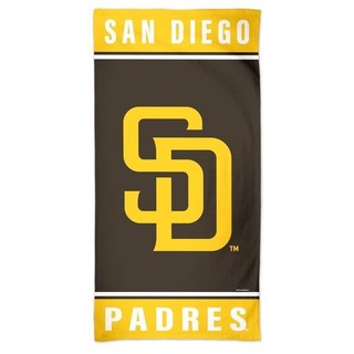 [現貨]美式球隊大浴巾 MLB聖地牙哥教士San Diego Padres運動健身巾2 職業棒球 游泳沙灘巾生日