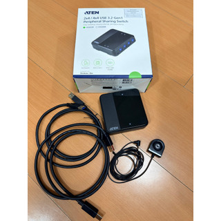 【非常新】ATEN 2 x 4 USB 3.1 Gen1 埠週邊分享切換器 US3324 宏正