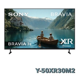 【SONY 索尼】50型 4K BRAVIA 3II Google TV顯示器Y-50XR30M2