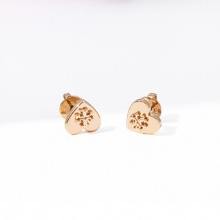 TORY BURCH KIRA 心型耳環(金)