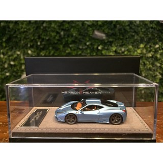 1/64 HH Model Ferrari 458 Speciale SilverBlue HH64F458S07【MG