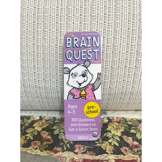 正版兒童英文Brain Quest DECK 2-英文學習桌遊