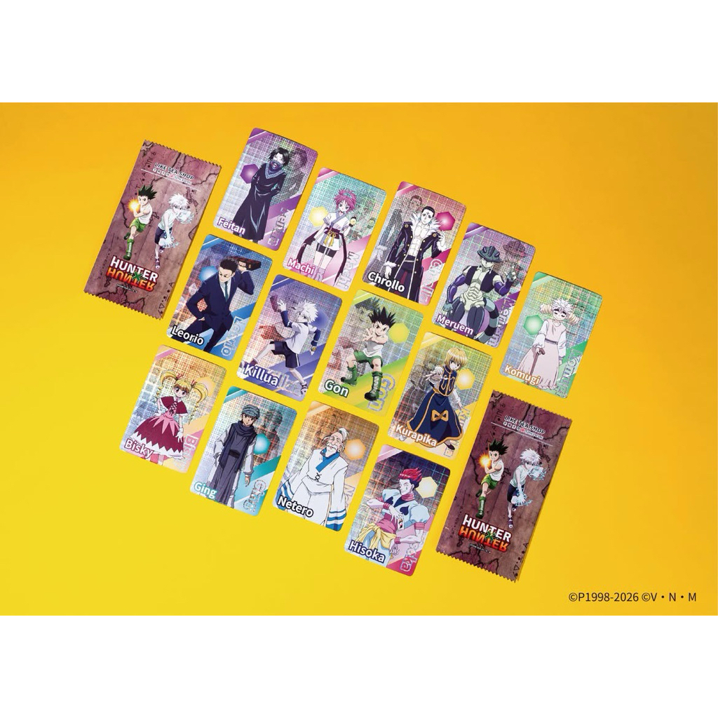 快速出貨 獵人 獵人閃卡 HUNTERXHUNTER 老賴茶棧 盲包閃卡 小傑 奇犽 酷拉皮卡 雷歐力 鬼滅變色杯