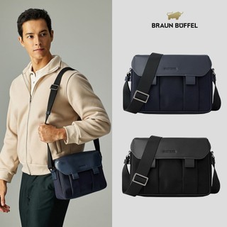 【BRAUN BUFFEL】馬可-A 橫式斜背包-多色賣場(德國小金牛台灣總代理)/BF587-62
