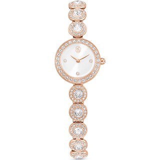 SWAROVSKI 施華洛世奇Una Angelic 璀璨水晶手鍊式女錶 手錶-玫瑰金/20mm (5753309)