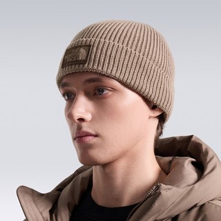 The North Face LOGO BOX CUFFED BEANIE 男女 保暖毛帽-NF0A8CHE2H9