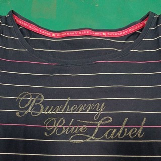英國 Burberry 巴寶莉 日本製 藍標 女 短袖T恤 S號
