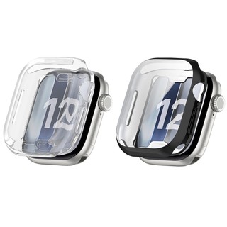 【全包電鍍殼】適用 Apple Watch S12 42mm 46mm 手錶保護殼 防摔 軟殼 高畫質防刮 不影響觸控