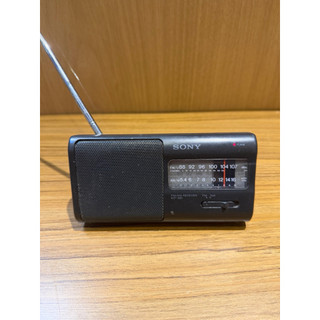 二手Sony ICF-380 懷舊攜帶式 FM/AM 收音機 早期收音機 擺飾 拍戲道具背景